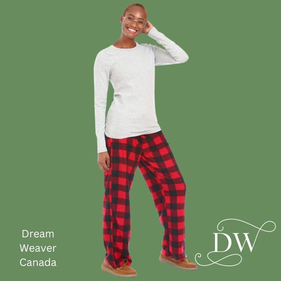 Canada Plaid Fleece PJ Pant | Unisex  | 2 XL - Picture 2 of 5